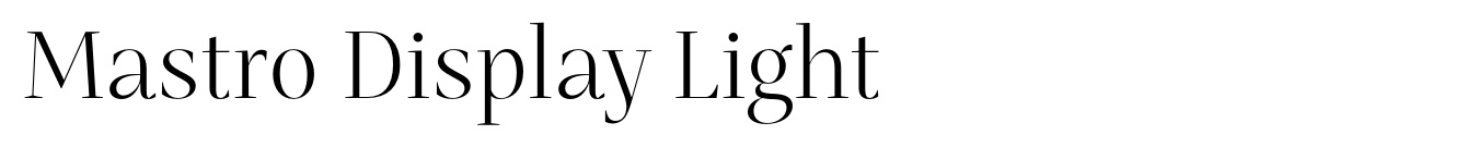 Mastro Display Light